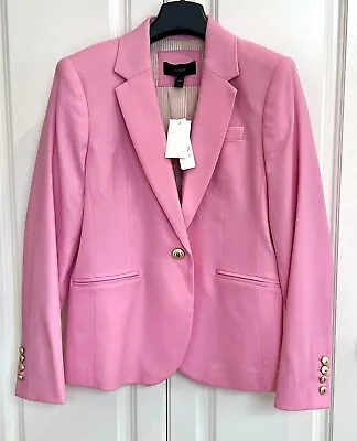 NWT J Crew 12 Petite Neon Peppermint Wool Blend Campbell Blazer Jacket E3338 • $255.26