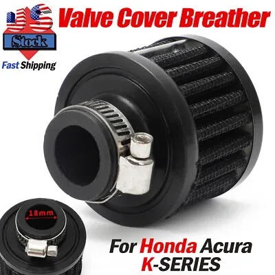 K20 K24 Valve Cover Breather Filter 18mm For Acura Integra RSX Civic K-Series US • $12.99