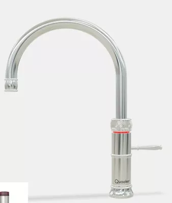 Quooker Fusion Classic Round Nickel 3-in-1 Hot Water Tap Only- New Boxed • £599.99