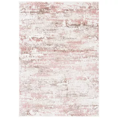 SAFAVIEH Meadow Collection MDW585B Beige / Pink Rug • $103.99