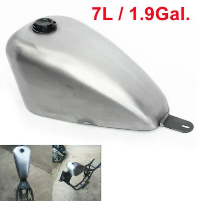 Virago 250 7L 1.9Gallon Handmade Steel Gas Fuel Tank & Cap Set For Yamaha XV250 • $158.89