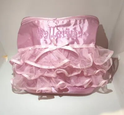 Kids Ballerina Dance Shoulder Bag Ballet Backpack Gymnastic Rucksack Pink Tulle • $12.99