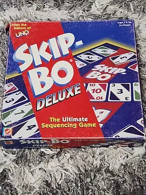 $35 • Buy Skip-Bo Deluxe Ultimate Sequencing Game Complete 2001 Mattel
