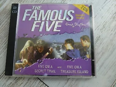 Enid Blyton Famous Five On A Secret Trail & Treasure Island Two Audio Book Cds  • £9.99