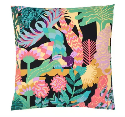 IKEA NABBFLY Cushion Cover Multicolour 50x50 Cm Tropical Jungle FREE POSTAGE • £6.29