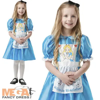 £14.99 • Buy Alice In Wonderland Girls Fancy Dress Disney Kids World Book Day Childs Costume