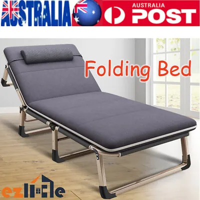 $108.19 • Buy Portable Mattress Recliner Bedding Single Foldable Folding Bed Camping Mat ACB#