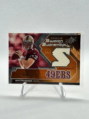 $14 • Buy 2005 Upper Deck SPX Swatch Supremacy Jersey Alex Smith Rookie #RS-AS RC 49ers