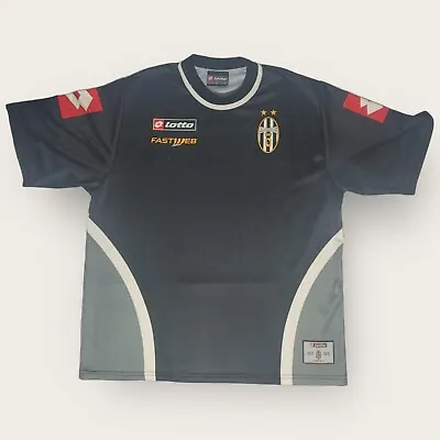 Original Juventus 2001/02 Training Shirt Lotto Size L Good Condition • £39.99