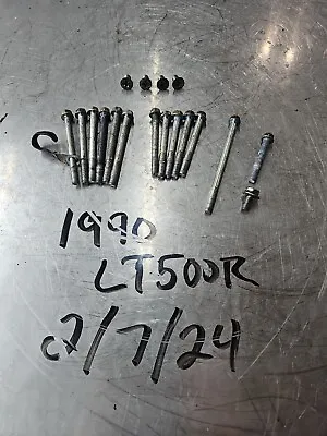 1990 90 Suzuki Lt 500 Quadzilla Crankcase Crank Case Bolts • $25