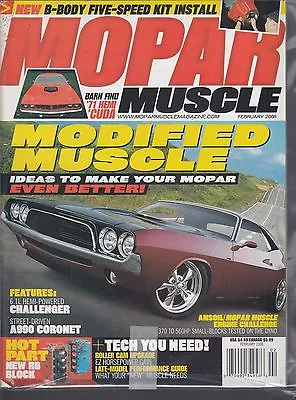 Mopar Muscle--Feb-2008-----2537 • $4.95