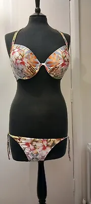 New Matthew Williamson Cuban Tropical Bikini. Sz 38DD And 12. • £35