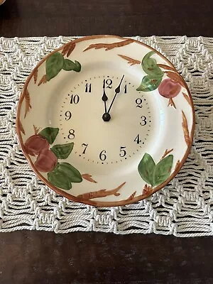 Franciscan Apple Clock - 10 3/4” Diameter - Vintage • $49