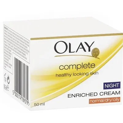 Olay Complete Night 50ml Suitable For Normal/dry/oil • $18.95