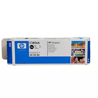 Ink Cartridge HP DesignJet 2000CP 2500CP 3000CP 2500CP Black C1806A Open Box 78% • $29.99