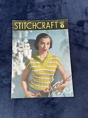 Rare Vintage Stitchcraft July 1951 Original Magazine Booklet Needlework • £5.99