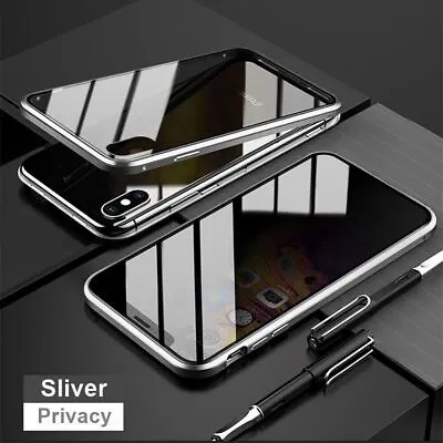 Privacy Anti Spy Magnetic 360 Protective Case For IPhone 15 Pro MAX 14 13 12 11 • $10.77