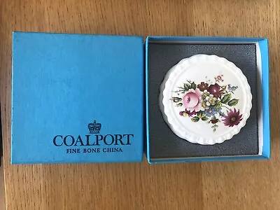 Coalport Ming Rose Bone China Trinket Box • £12