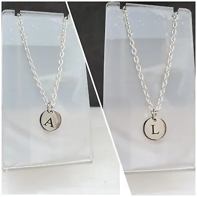 £3.99 • Buy Letter Initial Alphabet Necklace Chain 