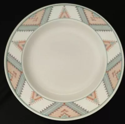 Set Of 2 Mikasa Intaglio Santa Fe Dinner Plates 11 1/8  Cac24 • $24.83