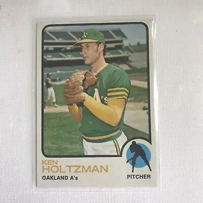 1973 Topps Ken Holtzman #60 - Oakland A's • $0.99