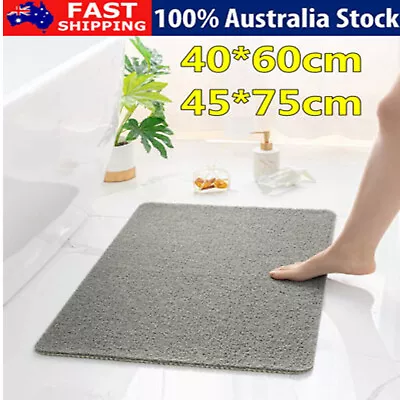 NEW Shower Rug Anti Slip Loofah Bathroom Bath Mat Carpet Water Drains Non Slip • $19.75