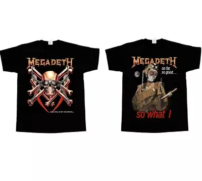 Megadeth Killing Is My Business So Far So Good So What T-shirt Reprinted11 • $6.89