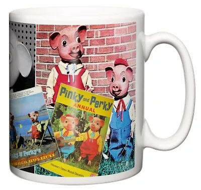 £8.99 • Buy Pinky And Perky Classic British Childrens 60's TV Show Coffee Tea Mug Gift