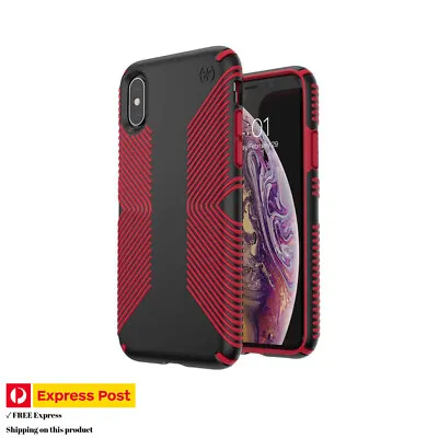 $39.95 • Buy Speck - Presidio Grip Case For Apple® IPhone® X/XS - Black/Red - Express Post