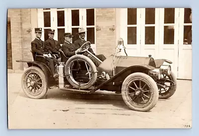 Rppc 1910. Muskogee Okla.  Chief  Fire Dept Automobile. Postcard • $80