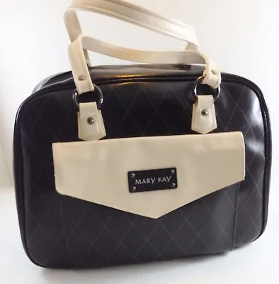 Mary Kay Consultant Large Black & Ivory Tote Bag With Organizer Caddy & Extras • $38.25