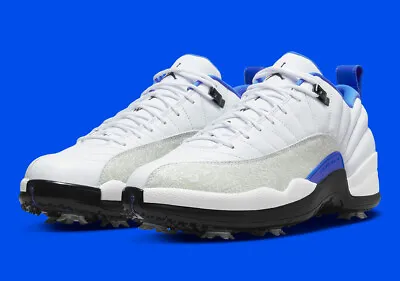 Nike Air Jordan 12 G Golf NRG P22 Laser White Game Royal DM9015-105 Sz 7 Men's • $149.99