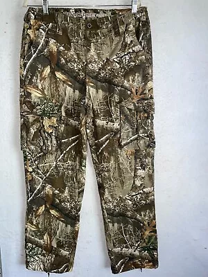 Real Tree Edge Hunting Pants Camouflage Men’s Medium 32 34 Pockets • $39.99