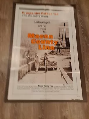 Macon County Line One Sheet Movie Poster 27x41 Folded Alan Vint Cheryl Waters • $8