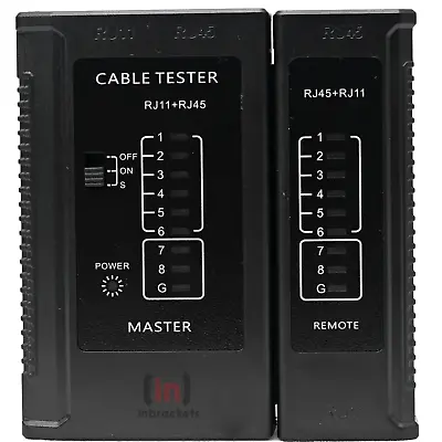 Network CABLE Tester RJ45 Ethernet Test Tool Cat5 Cat5e Cat6 Cat7 RJ11 RJ12 UK • £6.49