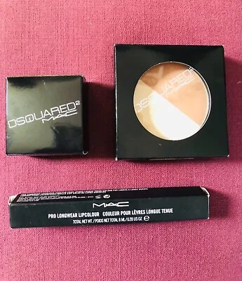 £55 • Buy Mac Cosmetics Limited Edition DSquared Studio Sculpt + Lip Erase + Pro Longwear 