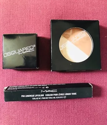 Mac Cosmetics Limited Edition DSquared Studio Sculpt + Lip Erase + Pro Longwear  • £55