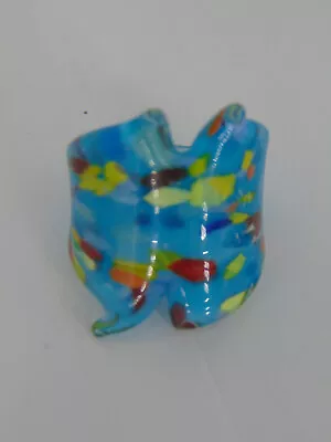 Murano Glass Ring Lampwork Size 6.75 • $5.39