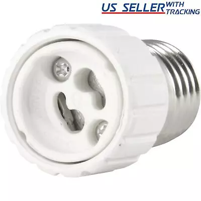 Light Bulb Socket Adapter Standard US E26 Medium Base To GU10 GU-10 • $5.39