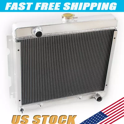 For 1971-72 Dodge Dart Plymouth Duster Valiant Car V8 GAS 3Row Aluminum Radiator • $159