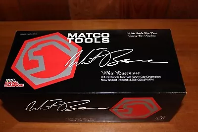 Matco Tools Whit Bazemore 1:24 Scale NHRA U.S. Nationals Funny Car L.E. • $40