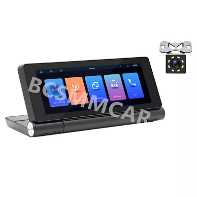 Stereo Car Radio 6.86in CarPlay Touch Screen Bluetooth Monitor MP5 TF W/Camera • $75.50