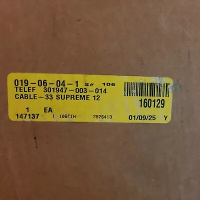 Morse Red Jacket Shifter Cable 12 Foot Part # 301947 • $125