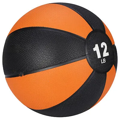 High Quality Medicine Ball Build Muscle Keep Fit Training Body Exercise 12lb • $27.58