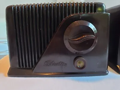 Vintage Sears Silvertone 9000  Vacuum Tube Am Radio  Working Read Description • $70