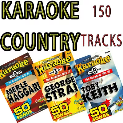 George Straitttoby Keith Merle Haggard Country Karaoke C-b 9 Cdg  In Sleeves • $34.99