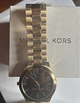 Michael Kors Men’s Slim Runway Stainless Steel Quartz Watch • $89.99