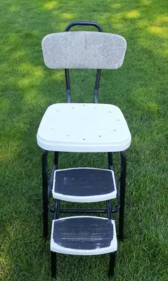 Vintage Cosco Step Stool Chair  1950's Retro PARTS OR RESTORATION • $35