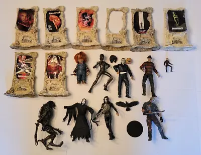 Lot Of 8 Loose Mcfarlane Toys Movie Maniacs Horror Figures • $222