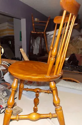 Mid Century Maple Nichols & Stone Dinette Chair / Sidechair • $299